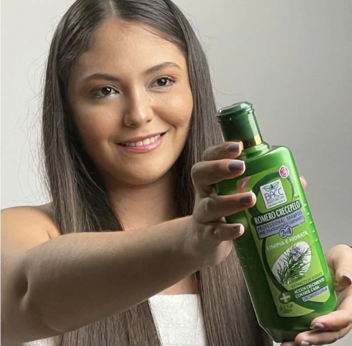 Shampoo Crece Cabello Romero Sin Sal